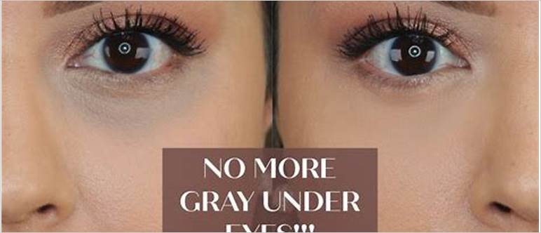 Greyness under eyes